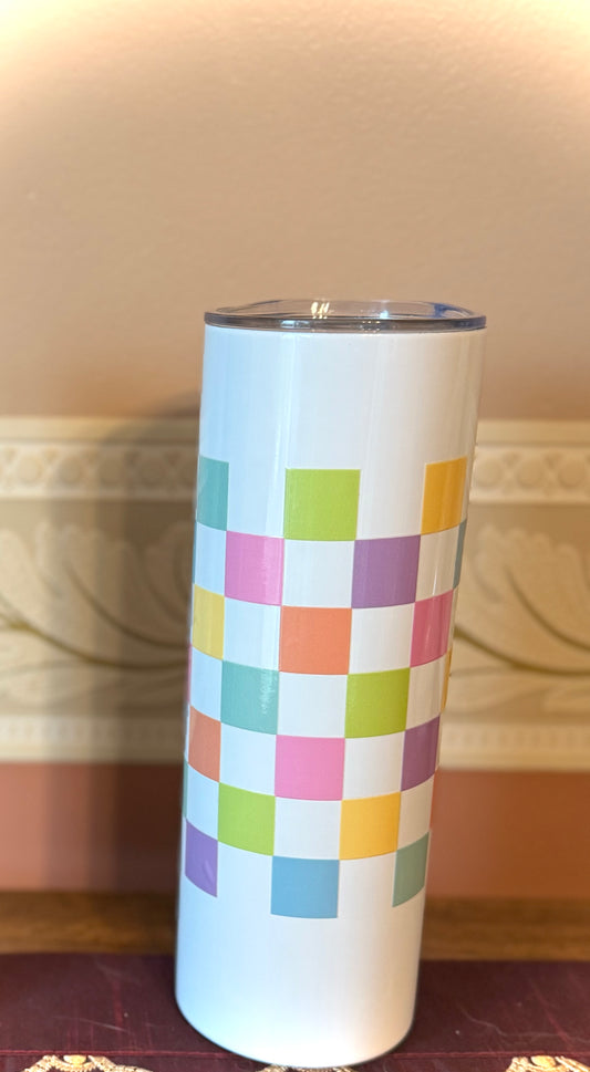 Checker Board Tumbler